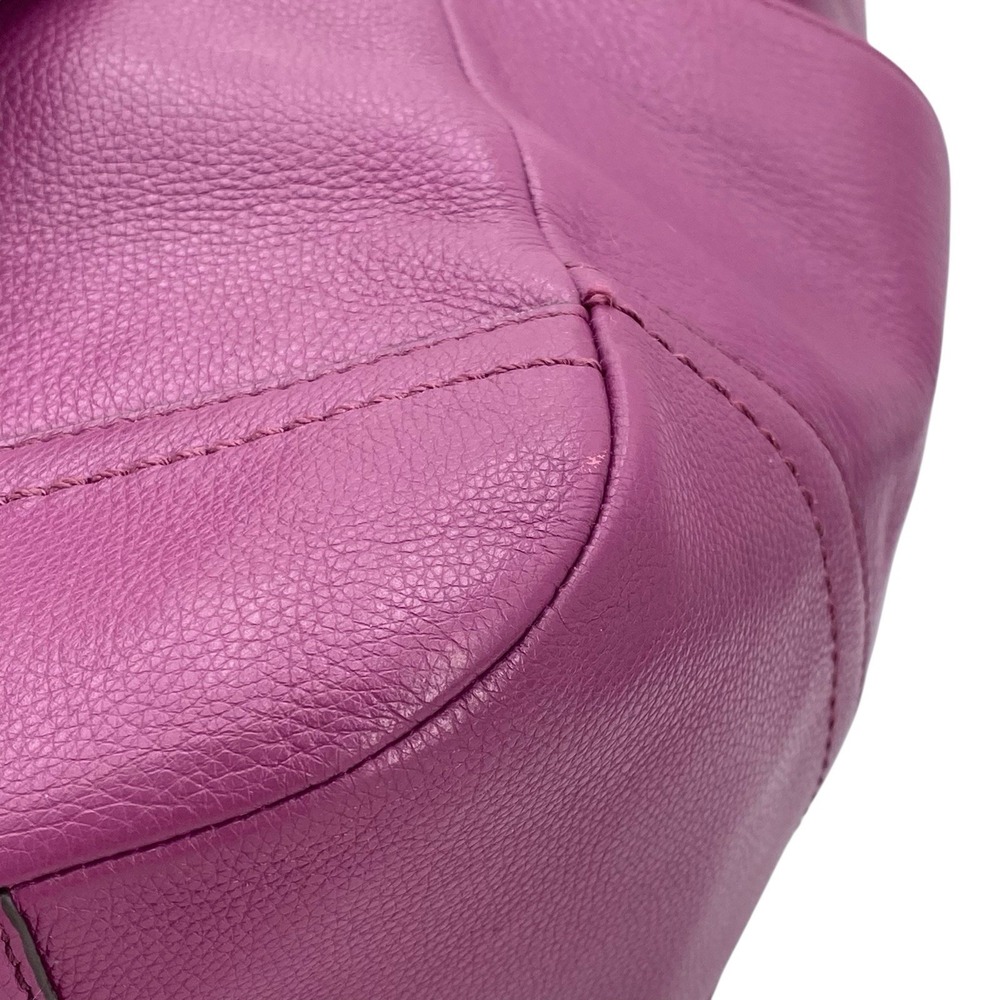 Coach Park Carrie‎ Purple Leather Satchel Tote Shoulder Bag F23284 - Picture 11 of 16